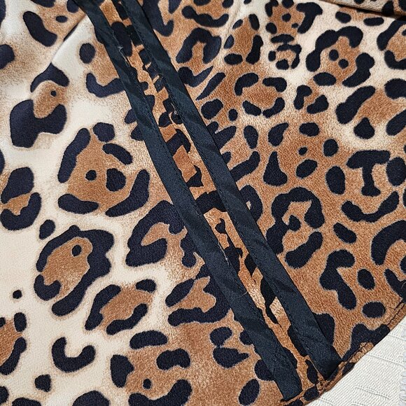 NANETTE LEPORE  LUSCIOUS  100% SILK ANIMAL PRINT DRESS  SIZE 2 - Picture 11 of 14